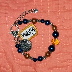 U.S. Navy Charm Bracelet